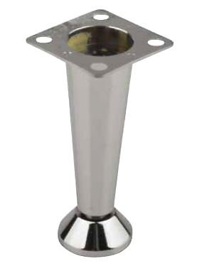 CENTRALE BRICO - Pied de meuble FS002 80 mm réglable chrome mat - large