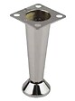 CENTRALE BRICO - Pied de meuble FS002 80 mm réglable chrome mat - vignette