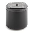 CENTRALE BRICO - Pied de meuble FA011 60 mm réglable noir mat - vignette