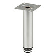 CENTRALE BRICO - Pied de meuble FS014 150 mm réglable chrome mat - vignette
