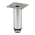 CENTRALE BRICO - Pied de meuble FS014 100 mm réglable chrome mat - vignette