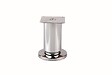 CENTRALE BRICO - Pied de meuble FS001 150 mm réglable chrome brillant - vignette