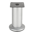 CENTRALE BRICO - Pied de meuble FS001 100 mm réglable chrome mat - vignette