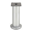 CENTRALE BRICO - Pied de meuble FS001 150 mm réglable chrome mat - vignette
