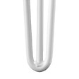 CENTRALE BRICO - Pied de table TS003 420mm blanc brillant - vignette