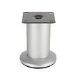 CENTRALE BRICO - Pied de meuble FS001 80 mm réglable chrome mat - vignette