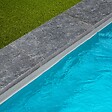 RO'MA NATURE - Margelle de piscine Pierre d'Adana Gris Bleu 61x33x5 cm Bord Droit (à l'unité) - vignette
