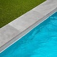 RO'MA NATURE - Margelle de piscine Pierre de l'Atlas Gris 61x33x3 cm Bord 1/2 Rond (à l'unité) - vignette