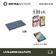RO'MA NATURE - KIT COMPLET - Margelles pour piscine 6x3m en Pierre Bleue Vietnam (avec colle, joint, hydrofuge ...) - vignette