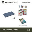 RO'MA NATURE - KIT COMPLET - Margelles pour piscine 10x5m en Pierre Bleue Vietnam (avec colle, joint, hydrofuge ...) - vignette