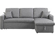 HABITAT ET JARDIN - Canapé d'angle convertible/ réversible avec coffre "Alain II" - 3 places - Gris clair - vignette