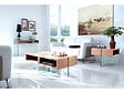 HABITAT ET JARDIN - Table basse "Venezia" - 60 x 60 x 50 cm -  Finition chêne - vignette