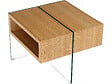 HABITAT ET JARDIN - Table basse "Venezia" - 60 x 60 x 50 cm -  Finition chêne - vignette