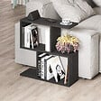 HABITAT ET JARDIN - Table basse en bois "Homemania" - 60 x 20 x 60 cm - Bois Noir - vignette