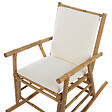 BELIANI - Fauteuil à bascule de jardin FRIGOLE Bambou Marron - vignette