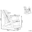 BELIANI - Fauteuil à bascule pour enfants ADIRONDACK Rose pastel - vignette