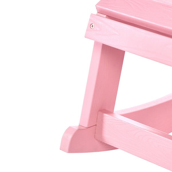 BELIANI - Fauteuil à bascule pour enfants ADIRONDACK Rose pastel - large