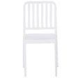 BELIANI - Lot de 2 chaises de jardin SERSALE Matière synthétique Blanc - vignette