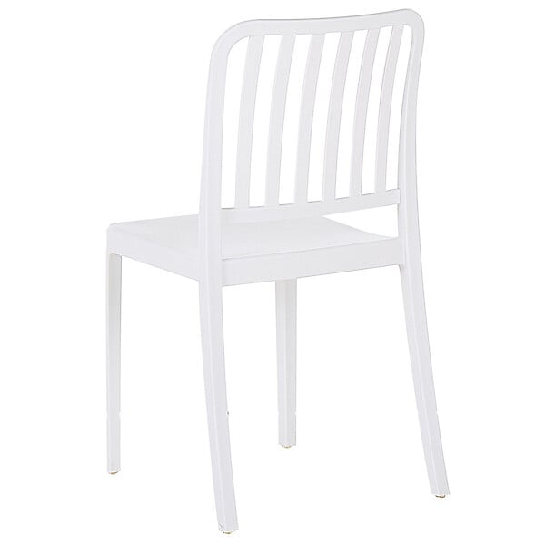BELIANI - Lot de 2 chaises de jardin SERSALE Matière synthétique Blanc - large