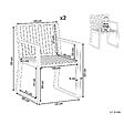 BELIANI - Lot de 2 chaises de jardin SASSARI II Bois d'acacia certifié Marron clair - vignette