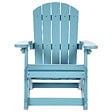 BELIANI - Fauteuil à bascule pour enfants ADIRONDACK Bleu clair - vignette