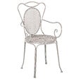 BELIANI - Lot de 2 chaises de jardin CILENTO Métal Gris - vignette