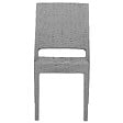 BELIANI - Lot de 2 chaises de jardin FOSSANO Matière synthétique Gris clair - vignette