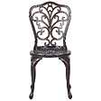 BELIANI - Lot de 2 chaises de jardin TRIORA Métal Marron - vignette
