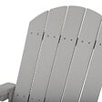 BELIANI - Fauteuil à bascule de jardin ADIRONDACK Gris clair - vignette