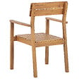 BELIANI - Lot de 2 chaises de jardin FORNELLI Acacia Marron - vignette
