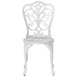 BELIANI - Lot de 2 chaises de jardin TRIORA Métal Blanc cassé - vignette