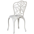 BELIANI - Lot de 2 chaises de jardin TRIORA Métal Blanc cassé - vignette
