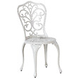 BELIANI - Lot de 2 chaises de jardin TRIORA Métal Blanc cassé - vignette