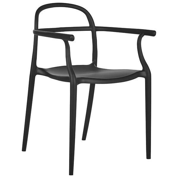 BELIANI - Lot de 2 chaises de jardin VIDOR Noir - large