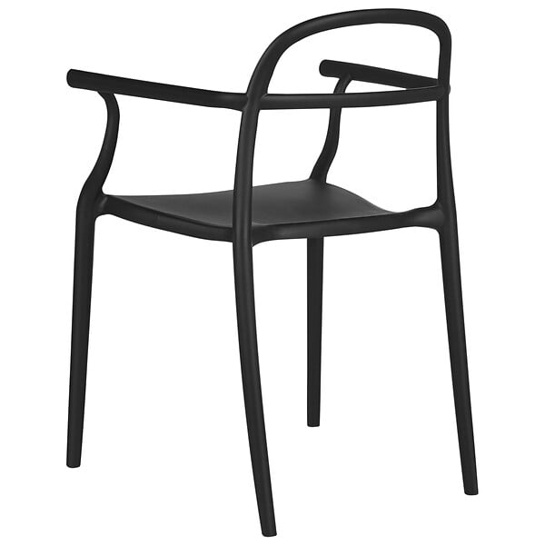BELIANI - Lot de 2 chaises de jardin VIDOR Noir - large