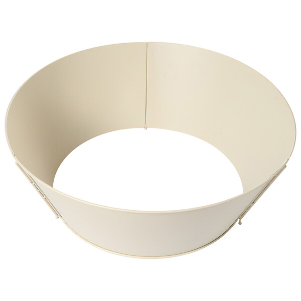 BELIANI - Jupe de sapin de Noël IMATRA Métal Beige 65 cm - large