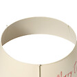BELIANI - Jupe de sapin de Noël IMATRA Métal Beige 65 cm - vignette