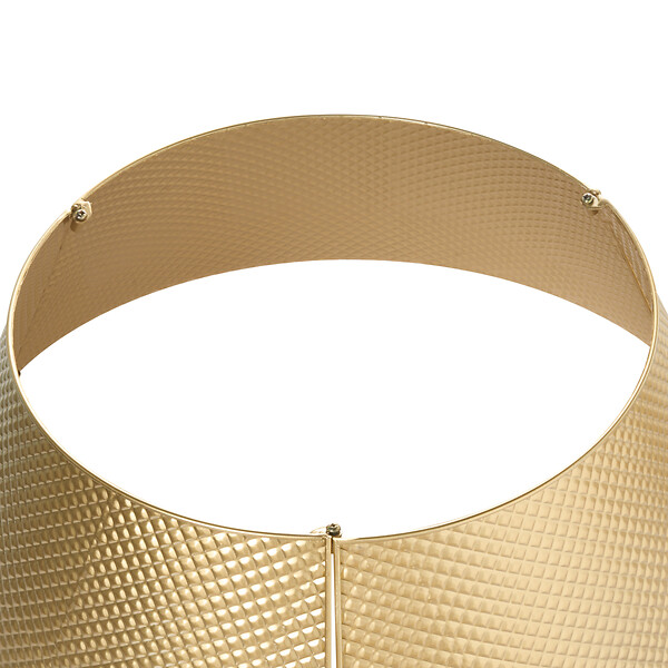 BELIANI - Jupe de sapin de Noël LAPUA Métal Doré 64 cm - large