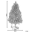 BELIANI - Sapin de Noël artificiel enneigé BASSIE 120 cm Blanc - vignette