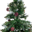 BELIANI - Sapin de Noël artificiel LED PALOMAR 180 cm Vert foncé - vignette