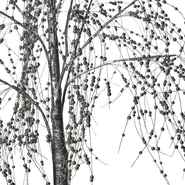 BELIANI - Décoration extérieure LED NILLAKA Arbre 145 cm Argenté - large