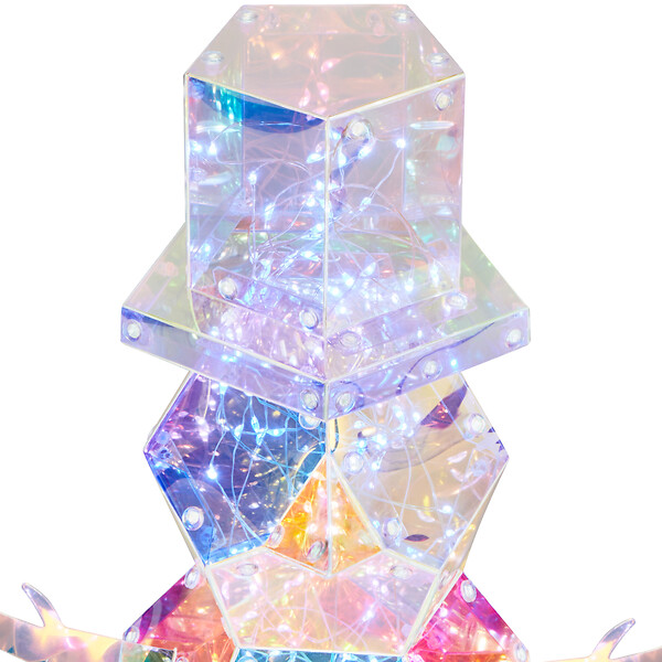 BELIANI - Décoration de Noël LED ARCTICA Bonhomme de neige 43 cm Multicolore - large