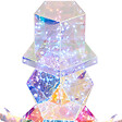 BELIANI - Décoration de Noël LED ARCTICA Bonhomme de neige 43 cm Multicolore - vignette
