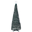 BELIANI - Décoration de Noël au sol LED intelligente avec l'application SAARLOQ Arbre de Noël 188 cm Vert - vignette