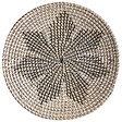 BELIANI - Lot de 3 décorations suspendues CANTHO Herbier marin 40/35/20 cm Noir - vignette