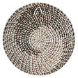 BELIANI - Lot de 3 décorations suspendues CANTHO Herbier marin 40/35/20 cm Noir - vignette
