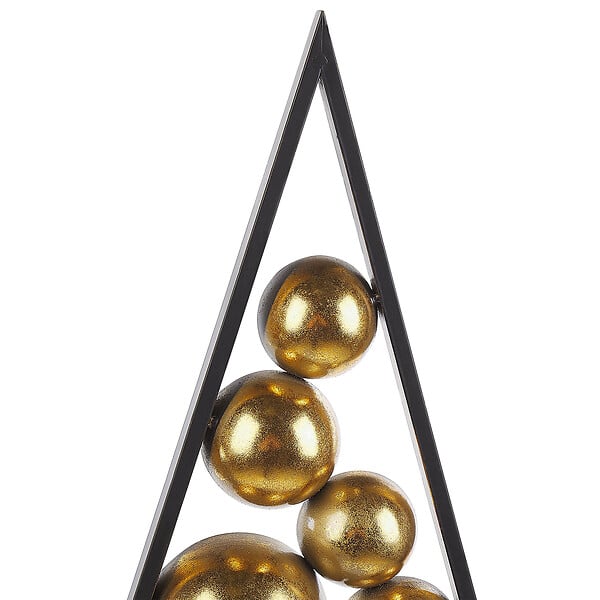 BELIANI - Décoration de Noël RANUA Arbre de Noël 65 cm Doré - large
