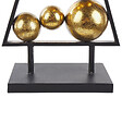 BELIANI - Décoration de Noël RANUA Arbre de Noël 65 cm Doré - vignette