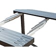 CONCEPT USINE - Console extensible 2 à 6 places en aluminium OLHAO - vignette