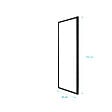 AURLANE - Paroi Retour porte de douche Noir 90x185cm - BLACK SLIDE - vignette